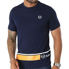 Sergio Tacchini - Tee Shirt Abita - Marine Et Orange