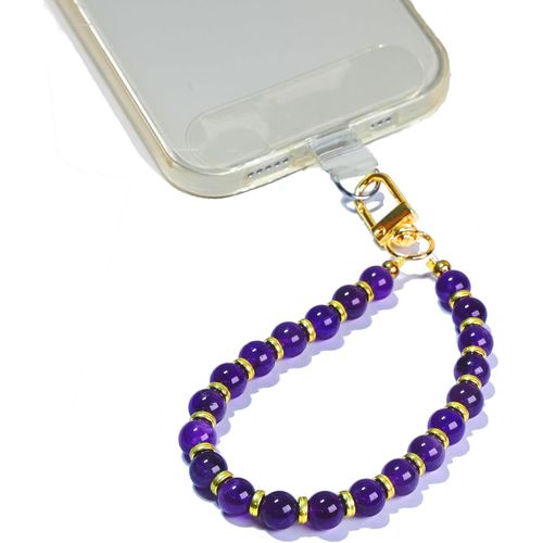 Ershi-Chaîne De Téléphone Portable Universelle En Pierre Naturelle, Pendentif Pour Téléphone Portable, Lanière, Bracelet, Cordon D[1