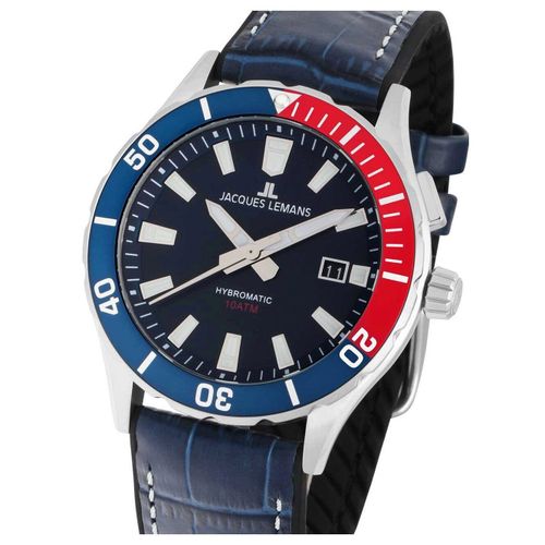 Mens Watch Jacques Lemans 1-2131b, Quartz, 43mm, 10atm