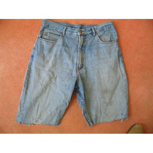 Short Bermuda Ottawa Déchiré Délavé Taille44