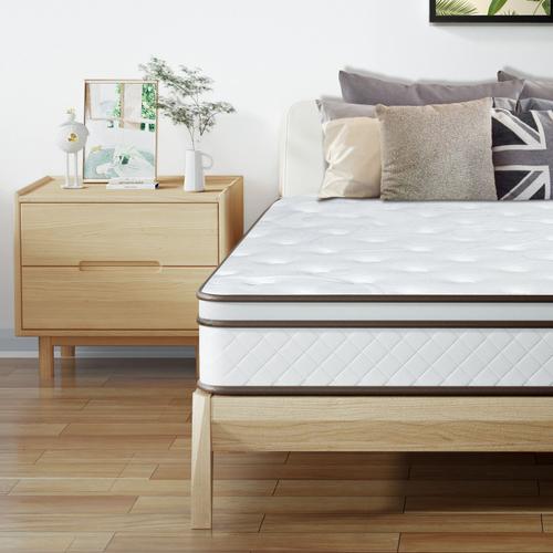 Matelas 90 x 200 cm WOWTTRELAX - Épaisseur 24 cm - Hybride Matelas avec  Ressorts Ensachés et Mousse à Mémoire de Forme - 7 Zones