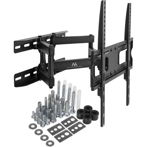 ERSHI-MC-760 LCD LED Plasma TV Bras de Montage Double Support Mural 26-55" Max. VESA 400x400 30 kg à 180 degrés pivotant Distance [3