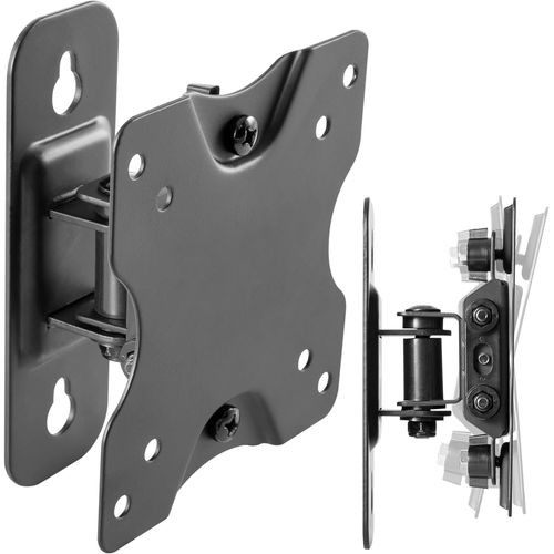 ERSHI-Support Mural TV Universel S3711 13-27 Pouces (33-69cm) Orientable Inclinanble Fix ation Murale TV OLED LED LCD écran PC[114]