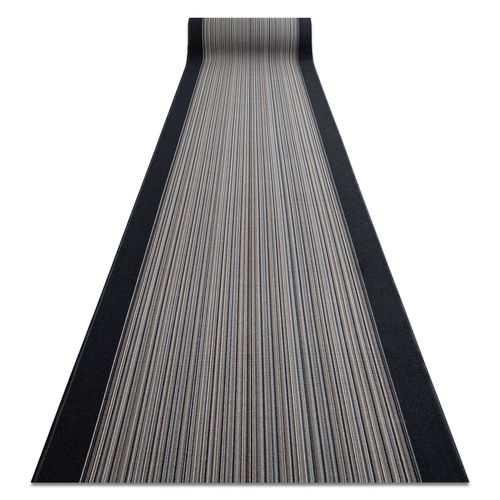 80x640 Cm Tapis De Couloir Antidérapant Carnaby Gris 80cm