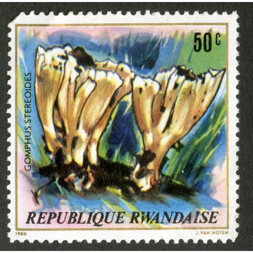 Timbre Non Oblitéré République Rwandaise, Gomphus Stereoides, 50 C, 1980