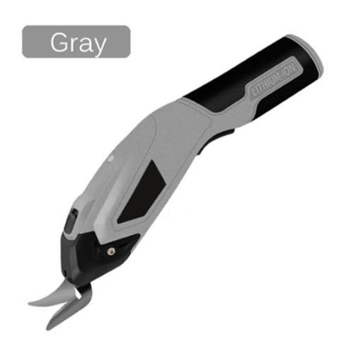 Gary - Ciseaux électriques sans fil 4V, rechargeables par USB, outil de coupe pour tissu/cuir/grill, ciseaux à main