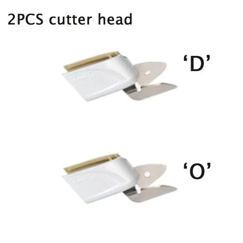 Tête de coupe 2PCS - Ciseaux électriques sans fil pour couper les tapis, outils multifonctions, batterie, sans fil, 2 phpopularité, cuir, portable, PVC, grill, coupe, 4V