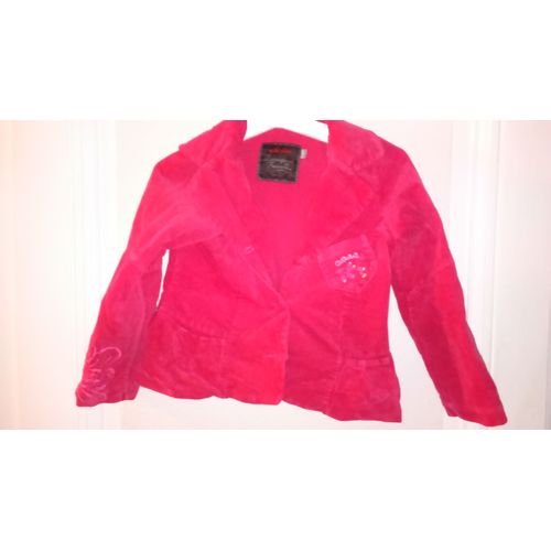 Ensemble Fille Veste Cintrée Fushia 4 Ans &#43 Pantalon Kaki Assorti 5 Ans &#34catimini&#34