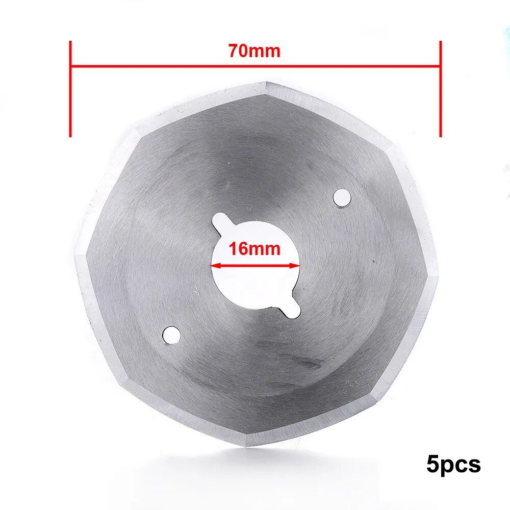 Lame ronde rotative en acier allié YJ-65/70/90/100, 5 pièces, scie électrique, couteau à Textile, outils à main de bricolage