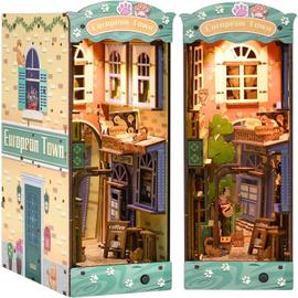 Puzzle 3D Bois Maquette DIY Livre Nook Maquette Kits pour Étagère Serre- Livres Décor avec Meubles et Accessoires, Time Travel - Cdiscount Jeux -  Jouets