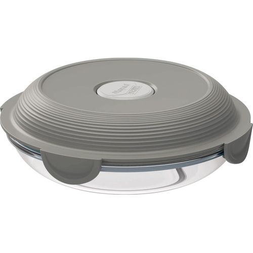 ERSHI-Picnik - Assiette à Déjeuner en Verre avec Couvercle Etanche - Bol Boite Alimentaire Compatible Micro-Ondes, Four et Lave-Va[3