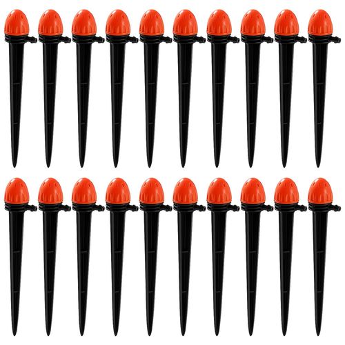 ERSHI-20 Pièces 8-Trou Micro Asperseur Goutte à Goutte, 360 Degrés Goutteur Atomiseur Équipement d'irrigation, Réglable Goutte Bus[1