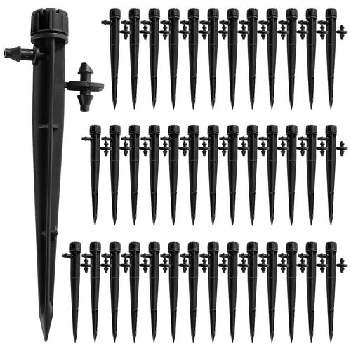 ERSHI-40 Pièces Goutteur Irrigation Réglable, 360 Degrés 8-Trou Micro Asperseur Goutte à Goutte pour Tube 4/7mm, Goutteur d'irriga[1