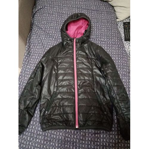 Blouson Noir Et Rose Fille 10 Ans Très Bon État