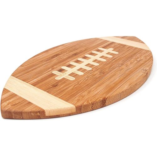 Ershi-Planche De Football Américain En Bois De Bambou Pour Le Petit Déjeuner, Le Dîner Ou Comme Planche À Découper (30 X 17 Cm)[836]
