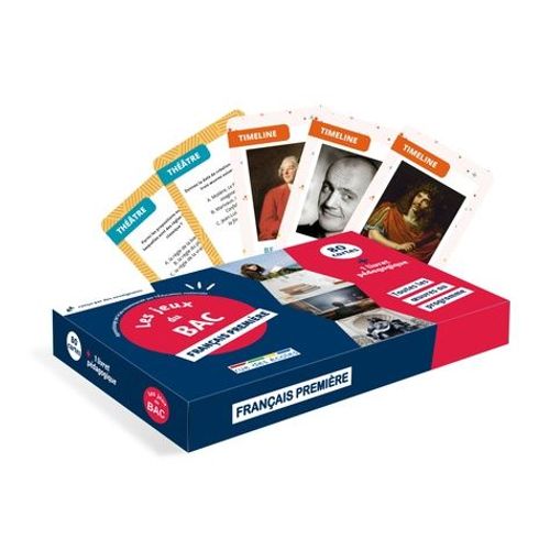 Les Jeux Du Bac - Français Première - 80 Cartes + 1 Livret Pédagogique