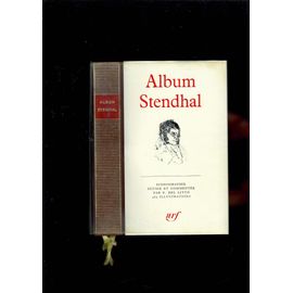 Amazon.com: Album Stendhal: Bibliotheque De La Pleiade: Del