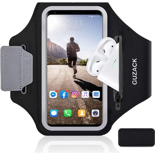 Ershi-Brassard De Sport Avec Poche Écouteur, Brassard Telephone Sport Pour Iphone 14 Pro Max/14 Pro/13 Pro Max/13 Pro/12 Pro Max/1[5