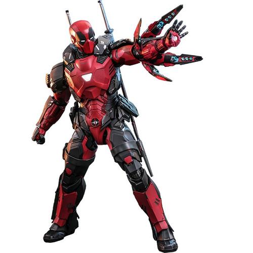 Figurine Hot Toys Cms09d42 - Marvel Comics - Armorized Deadpool Deluxe Version