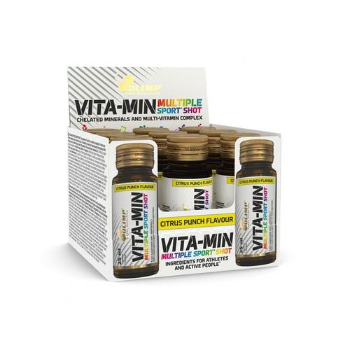 Boîte Vita-Min Multiple Sport Shot (9x25ml)| Multivitamines|Olimp Sport Nutrition 