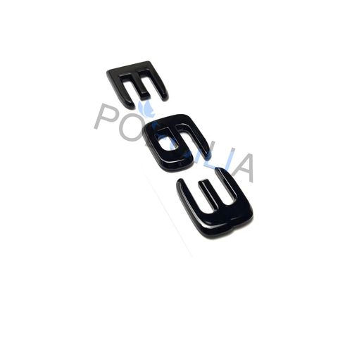 Emblème E63 Lettrage Noir Coffre Arrière Pour Mercedes-Benz 150x23 Mm