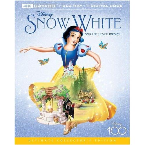 Snow White And The Seven Dwarfs [Ultra Hd] With Blu-Ray, 4k Mastering, Collector's Ed, Digital Copy, Dolby, Digital Theater System, Dubbed, Subtitled, Ac-3/Dolby Digital