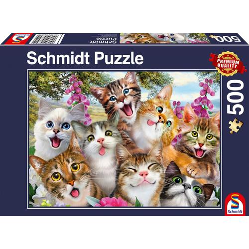 Puzzles Selfie De Chats, 500 Pcs