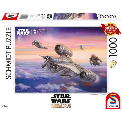 Puzzles Lucas Film, The Mandalorian, The Escort, 1000 Pcs