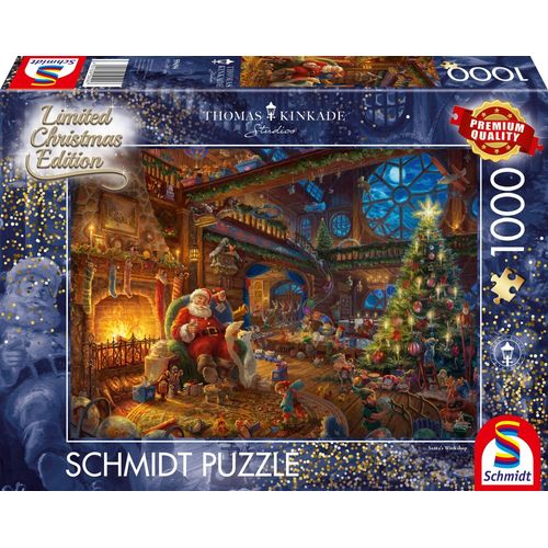 Puzzles Le Père Noël Et Ses Lutins, Limited Edition, 1000 Pcs