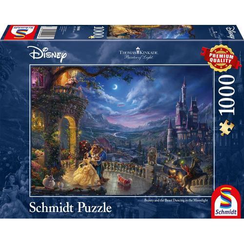 Puzzles Disney La Belle Et La Bête, Danse Au Clair De La Lune, 1000 Pcs