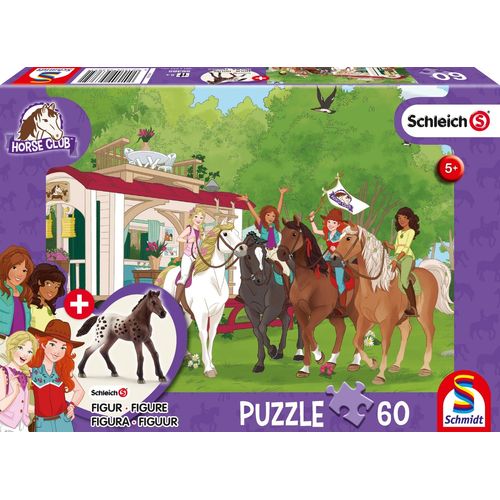 Puzzles Horse Club, Réunion Du Club Devant La Caravane, 60 Pcs