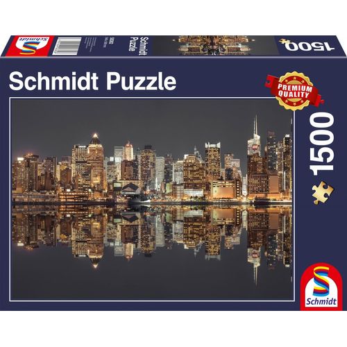 Puzzles Skyline De New York La Nuit