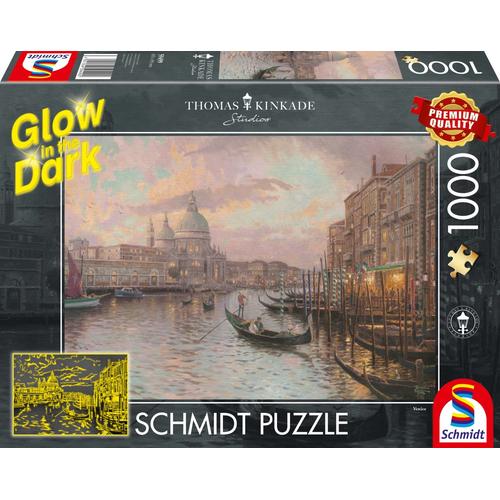 Puzzles Dans Les Rues De Venise, Glow In The Dark, 1000 Pcs