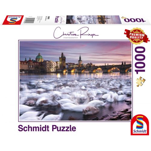 Puzzles Prague  Cygnes, 1000 Pcs