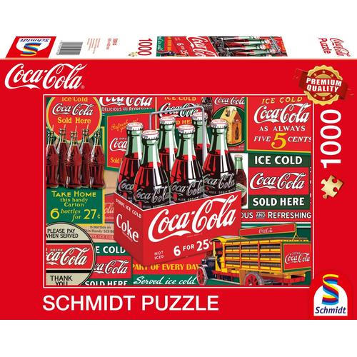 Puzzles Coca Cola Classique, 1000 Pcs