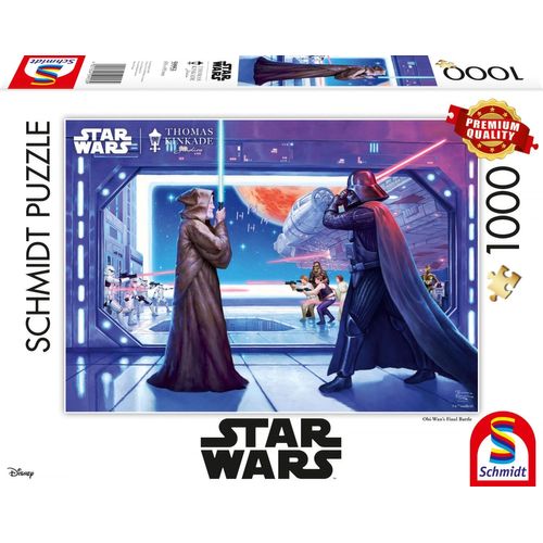 Puzzles Lucas Film, Star Wars, Obi Wan's Final Battle, 1000 Pcs