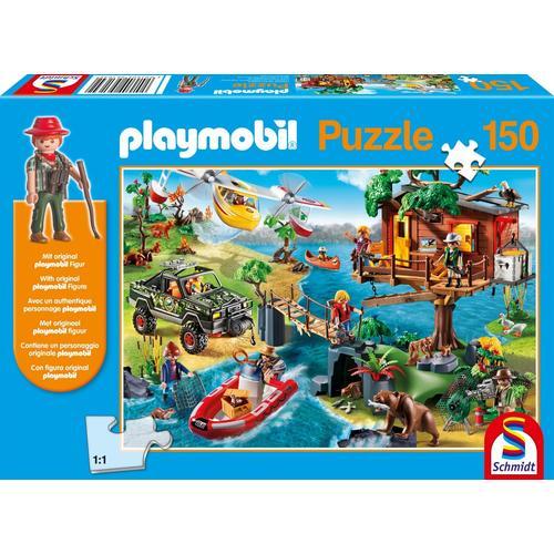 Puzzles Playmobil, Cabane Dans Les Arbres, 150 Pcs