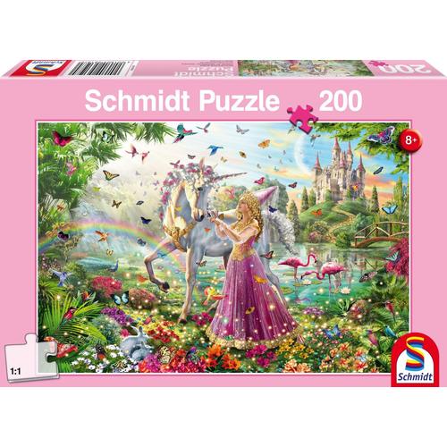 Puzzles Belle Fée Dans La Forêt Magique, 200 Pcs