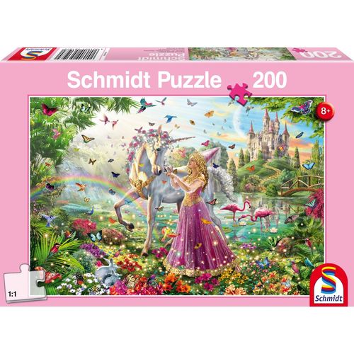 Puzzles Belle Fée Dans La Forêt Magique, 200 Pcs