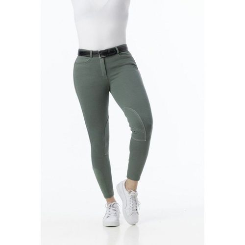 Pantalon Riding World "Alexandrie" Enfant - Couleur : Vert, Taille : 14 Ans, Équitation