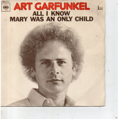 Art Garfunkel "All I Know" Vinyle 45 T 17 Cm - Single - Cbs 1973
