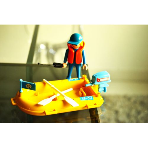 Playmobil 3574 Bateau Et Pêcheur