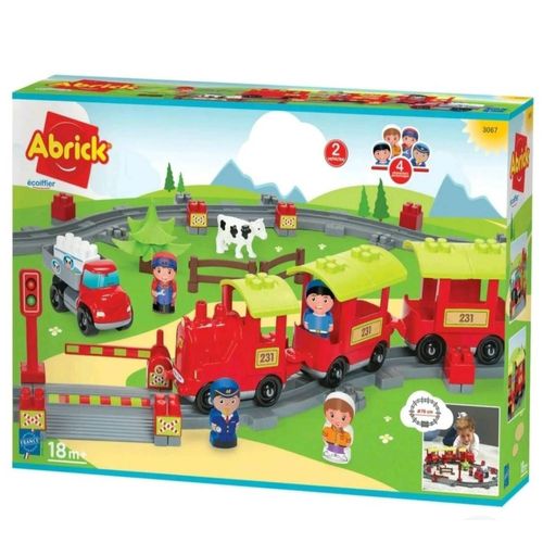Circuit Train Vapeur Ecoiffier Abrick Circuit De Chemin De Fer
