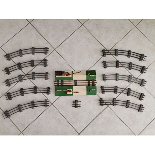 Lot Rails Réseau Électrique Jep 12 Pièces-Jep