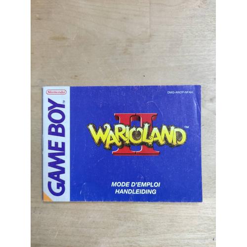 Notice Jeu Warioland Ii Game Boy (Fr/Ne) Dmg-Aw2p-Nfah