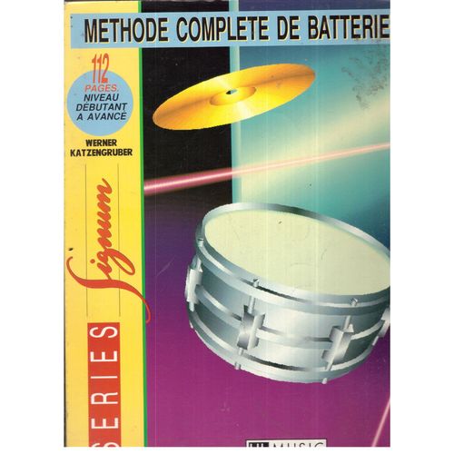 Methode Complète De Batterie 112 Pages Niveau Débutant À Avancé Katzengruber