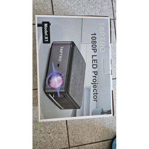 Vidéo projecteur Toptro X1 5G WiFi Bluetooth, 9200 Lumens Full HD 1080P