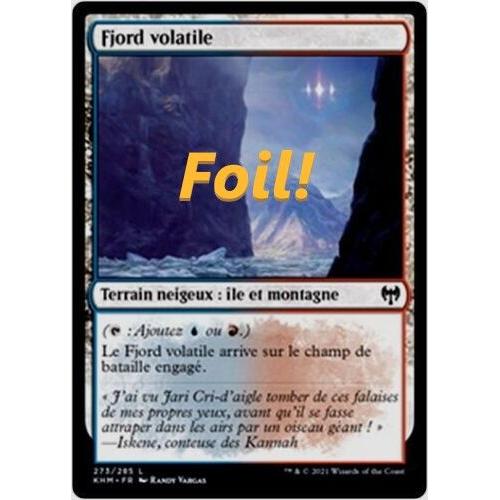 Fjord Volatile Foil Premium - Magic - Terrain C - Vf - 273/285