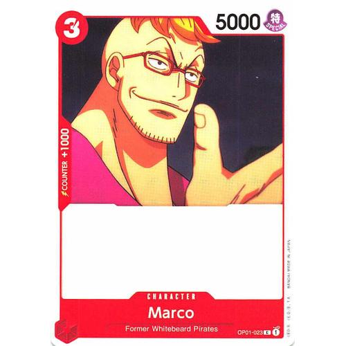 One Piece Card Game Op01-023 Marco