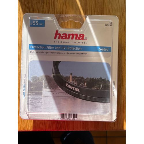 Filtre de protection uv diamètre 55 marque hama 